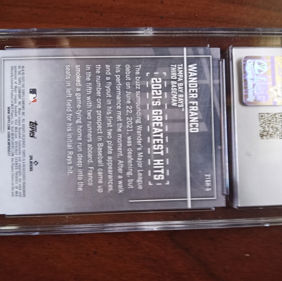 Wander Franco 21s greatest hits holo insert RC CSG 10 - Picture 3 of 3
